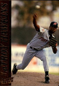 1995 Action Packed #28 LaTroy Hawkins Front