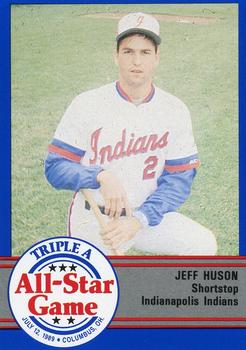 1989 ProCards Triple A All-Stars #AAA11 Jeff Huson Front