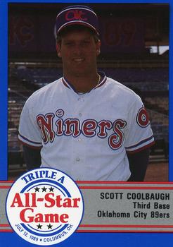 1989 ProCards Triple A All-Stars #AAA26 Scott Coolbaugh Front