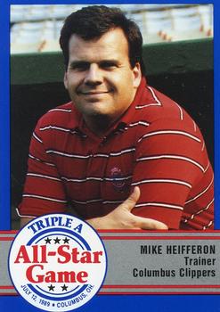 1989 ProCards Triple A All-Stars #AAA3 Mike Heifferon Front