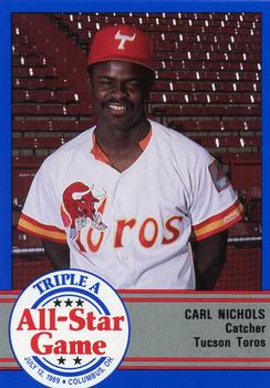 1989 ProCards Triple A All-Stars #AAA45 Carl Nichols Front
