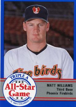 1989 ProCards Triple A All-Stars #AAA51 Matt Williams Front