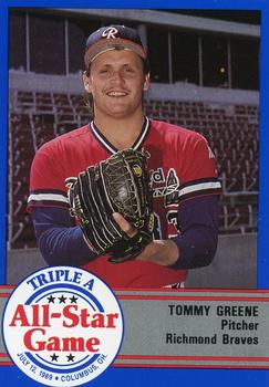 1989 ProCards Triple A All-Stars #AAA54 Tommy Greene Front