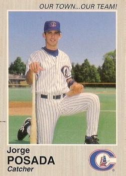 1995 Columbus Clippers #NNO Jorge Posada Front