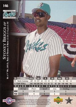 1995 Upper Deck Minor League #146 Stoney Briggs Back