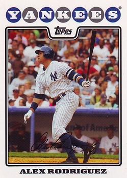 2008 Topps #1 Alex Rodriguez Front