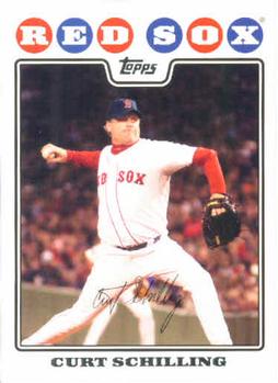 2008 Topps #550 Curt Schilling Front