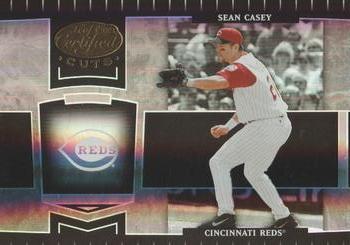 2004 Leaf Certified Cuts #63 Sean Casey Front