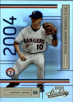 2004 Playoff Absolute Memorabilia #192 Michael Young Front