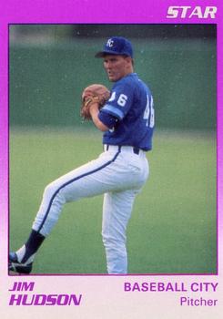 1989 Star Baseball City Royals #10 Jim Hudson Front