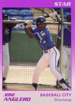 1989 Star Baseball City Royals #4 Jose Anglero Front