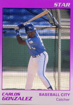 1989 Star Baseball City Royals #7 Carlos Gonzalez Front