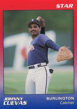1989 Star Burlington Braves #6 Johnny Cuevas Front