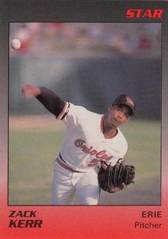 1989 Star Erie Orioles #10 Zack Kerr Front