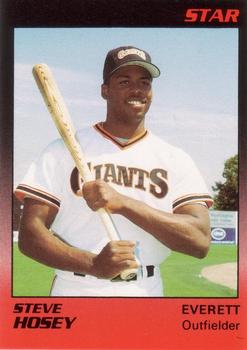 1989 Star Everett Giants #15 Steve Hosey Front
