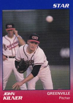 1989 Star Greenville Braves #11 John Kilner Front