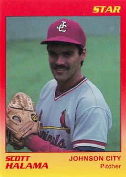 1989 Star Johnson City Cardinals #14 Scott Halama Front