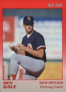 1989 Star New Britain Red Sox #24 Rich Gale Front