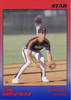 1989 Star Osceola Astros #6 Luis Gonzalez Front