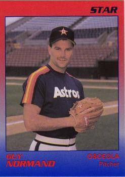 1989 Star Osceola Astros #13 Guy Normand Front
