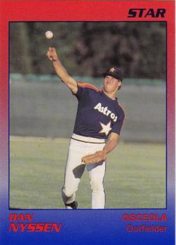 1989 Star Osceola Astros #14 Dan Nyssen Front