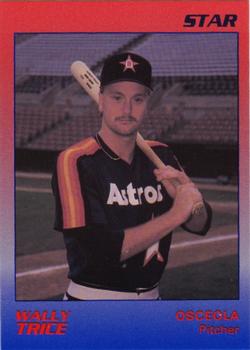 1989 Star Osceola Astros #25 Wally Trice Front