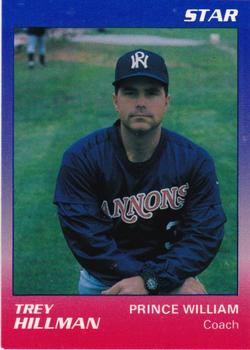 1989 Star Prince William Cannons #29 Trey Hillman Front