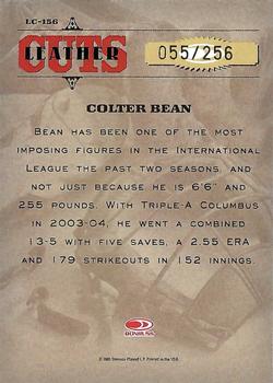 2005 Donruss Leather & Lumber #LC-156 Colter Bean Back