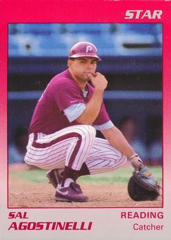 1989 Star Reading Phillies #1 Sal Agostinelli Front