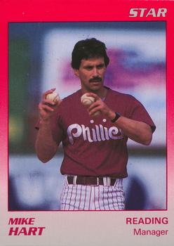 1989 Star Reading Phillies #26 Mike Hart Front
