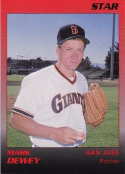 1989 Star San Jose Giants #7 Mark Dewey Front