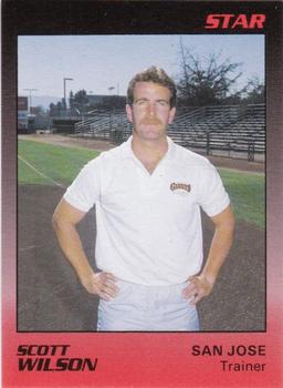 1989 Star San Jose Giants #28 Scott Wilson Front