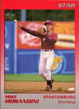 1989 Star Spartanburg Phillies #18 Mickey Morandini Front
