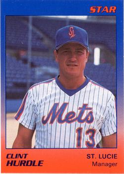 1989 Star St. Lucie Mets #6 Clint Hurdle Front