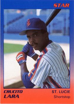 1989 Star St. Lucie Mets #12 Crucito Lara Front
