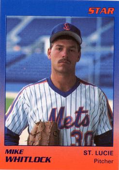1989 Star St. Lucie Mets #24 Mike Whitlock Front