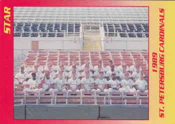 1989 Star St. Petersburg Cardinals #29 Team Photo Front