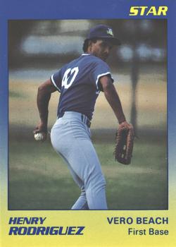 1989 Star Vero Beach Dodgers #23 Henry Rodriguez Front