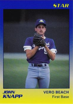 1989 Star Vero Beach Dodgers #14 John Knapp Front