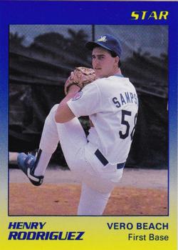 1989 Star Vero Beach Dodgers #23 Henry Rodriguez Front