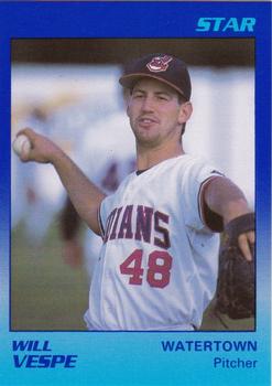 1989 Star Watertown Indians #22 Will Vespe Front