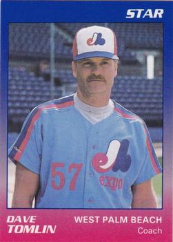1989 Star West Palm Beach Expos #28 Dave Tomlin Front