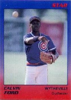 1989 Star Wytheville Cubs #15 Calvin Ford Front