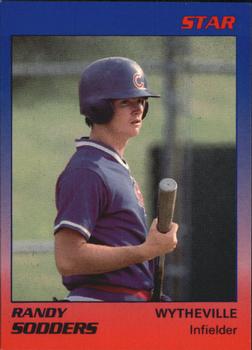 1989 Star Wytheville Cubs #24 Randy Sodders Front
