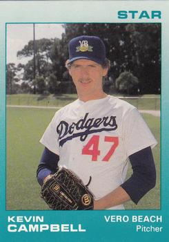1988 Star Vero Beach Dodgers #2 Kevin Campbell Front