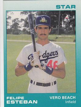 1988 Star Vero Beach Dodgers #6 Felipe Esteban Front