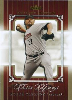 2005 Fleer Classic Clippings #9 Roger Clemens Front