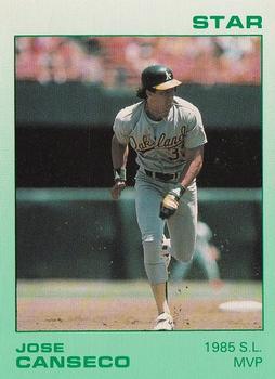 1989 Star Jose Canseco #6 Jose Canseco Front