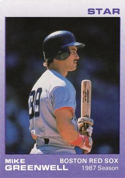 1989 Star Mike Greenwell Purple #7 Mike Greenwell Front