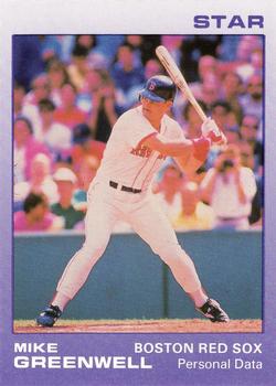 1989 Star Mike Greenwell Purple #9 Mike Greenwell Front